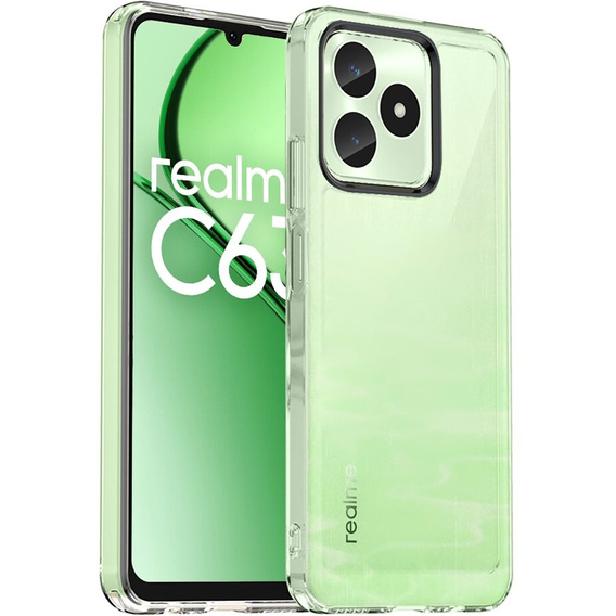 Чехол до Realme C63, Fusion Hybrid, прозрачный