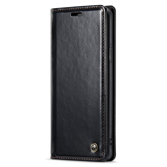 Флип-кейс CASEME для Samsung Galaxy S9+ Plus, Waxy Textured, чёрный