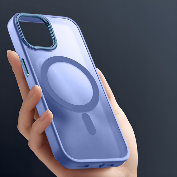 Чохол для iPhone 15 Pro Max, MagColor для MagSafe, синій