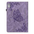 Чехол для Lenovo Tab M9, Butterfly, фиолетовый