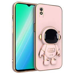 Чехол до Xiaomi Redmi 9A, Astronaut, розовый rose gold
