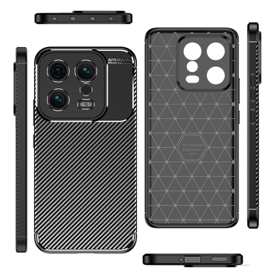 Чoхол до Xiaomi 13, Carbon Gel, чорний