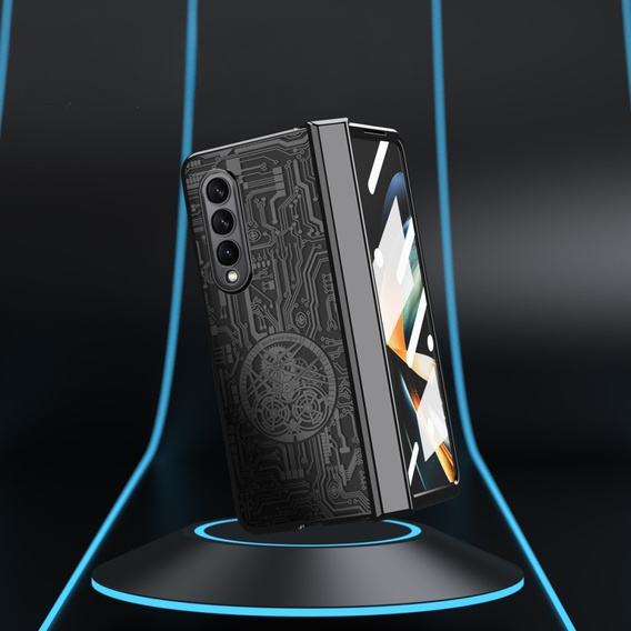 Чохол для Samsung Galaxy Z Fold 4 5G, Mechanical Legend, чорний