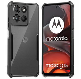 Чехол до Motorola Moto G15 / Motorola Moto G15 Power, AntiDrop Hybrid, чёрный