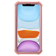 Броньований чохол для iPhone 11, Dexnor Full Body, рожевий rose gold
