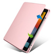 Чехол для iPad 10.2" 2021/2020/2019 (9/8/7 gen.), с местом для стилуса, поворачивающийся на 360°, розовый