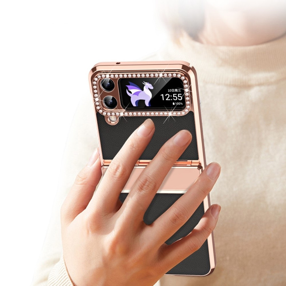 Чохол для Samsung Galaxy Z Flip 4 5G, ElectroLeather, чорний
