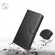 Футляр з клапаном для Infinix Hot 30, Crazy Horse Wallet, чорний