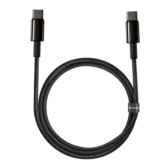 BASEUS Kaбель USB PD100W/QC3.0 Type-C 200cm - Grey/Black