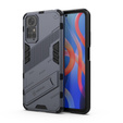Чехол для Xiaomi Redmi Note 11/11S, Military kickstand, синий
