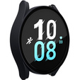 Силиконовый футляр со встроенным защитным стеклом до Galaxy Watch5 44mm, Black