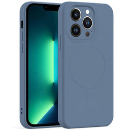 Чехол Silicone до iPhone 12 Pro, MagSafe, Blue