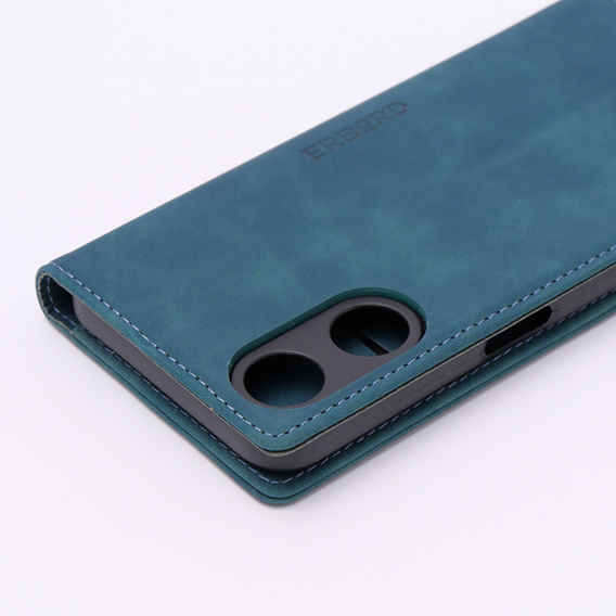 Чохол для Oppo A78 5G, ERBORD Vintage, гаманець з клапаном, м'яти