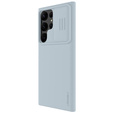 Чехол NILLKIN для Samsung Galaxy S23 Ultra, силиконовый чехол CamShield для MagSafe, синий