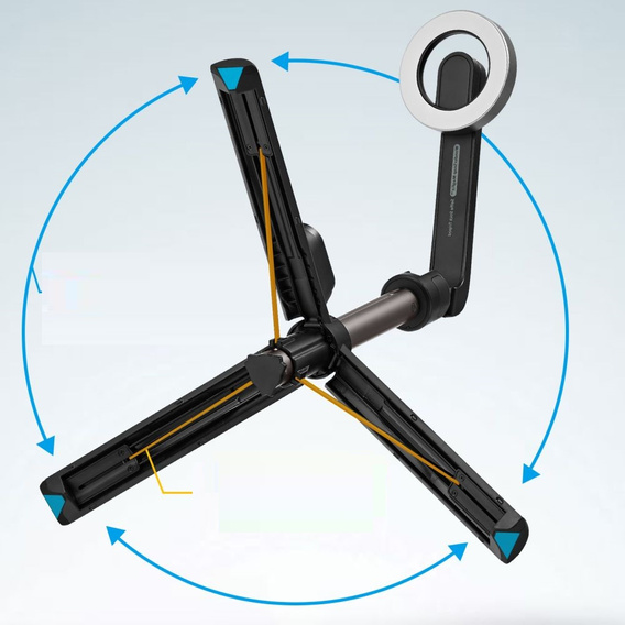 Tech-Protect L02S бездротовий штатив для Селфі-Black