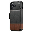 Флип-кейс 2-в-1 для iPhone 17 Pro Max, SUTENI, для MagSafe, черный