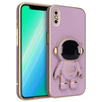 Чoхол до iPhone X / XS, Astronaut, фіолетовий