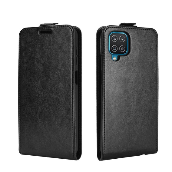 Откидной чехол для Samsung Galaxy A12 / M12 / A12 2021, Flip, чёрный