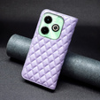 Откидной чехол для Infinix Hot 40i, Wallet, BINFEN COLOR, фиолетовый