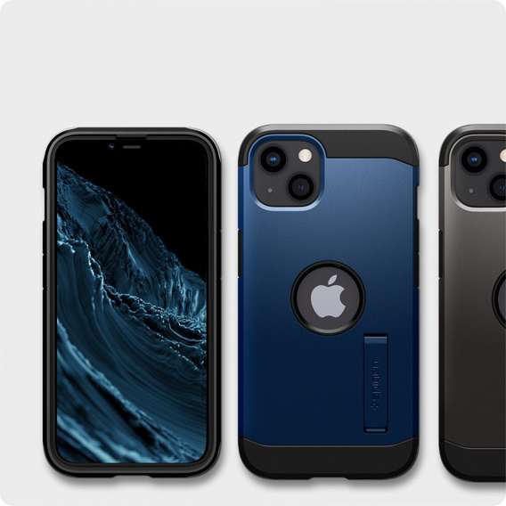 Загартоване скло з монтажною рамкою SPIGEN Alm Glass FC iPhone 13 / 13 Pro / 14, Black (2 шт.)
