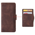 Откидной чехол для Xiaomi 14 Ultra, Card Slot, коричневый