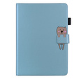 Чехол для iPad 10.2" 2021/2020/2019 (9/8/7 gen.), с клапаном, animal, синий