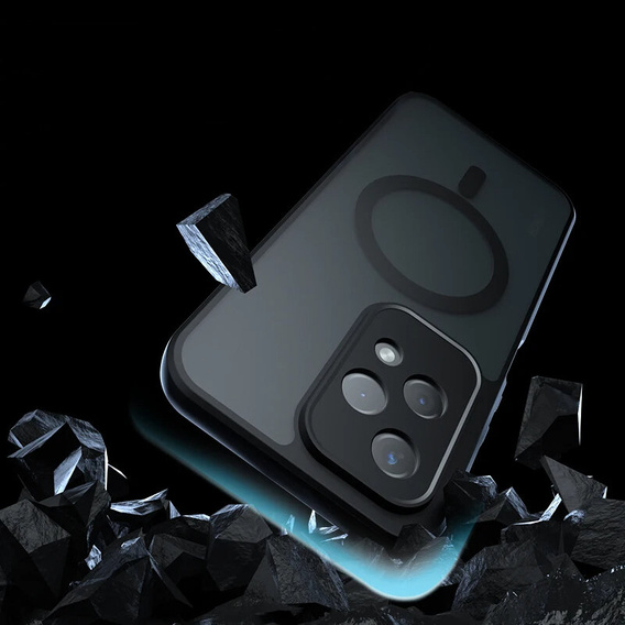 Чехол для Honor 200 Lite, гибридный чехол Fusion Hybrid, для MagSafe, чёрный