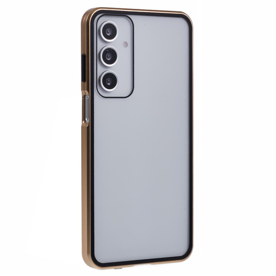 Чохол для Samsung Galaxy A16, Magnetic Dual Glass, золотий
