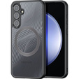 Чехол DuxDucis для Samsung Galaxy S23 FE, Aimo Case, для MagSafe, прозрачный / черный
