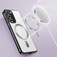 Чохол для Samsung Galaxy S20 FE, Electro MagSafe, чорний + Скло на екран