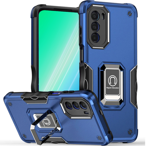 Чехол до Motorola Moto G22, Dual-Layer Armor, синий