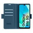 Чохол для Samsung Galaxy A16, ERBORD Glossy Litchi, гаманець з клапаном, м'яти