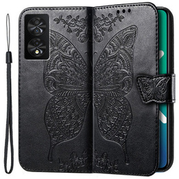 Чохол-книжка для TCL 40 NXTPaper, Butterfly, чорний