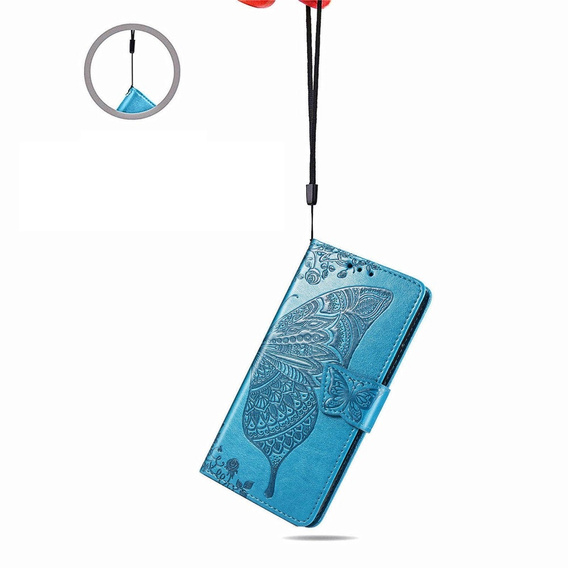 Чохол-книжка для Motorola Moto G86 5G, Butterfly, м'яти