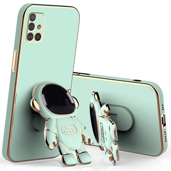 Чoхол до Samsung Galaxy A71, Astronaut, м'ятний 