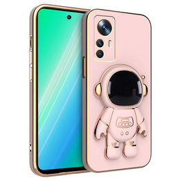 Чoхол до Xiaomi 12T Pro, Astronaut, рожевий