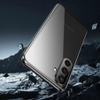Чохол для Samsung Galaxy A17 5G, Magnetic Dual Glass, прозорий з чорними боковинами