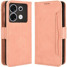 Откидной чехол для Infinix Zero 30 5G, Card Slot, розовый