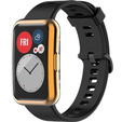 Etui z wbudowanym szkłem do Huawei Watch Fit, Rose Gold