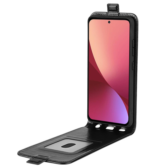 Откидной чехол для Xiaomi 12 / 12X, Flip, чёрный