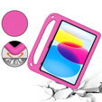 Детский чехол для iPad 11" 2025 A16 (11 gen.) / iPad 10.9" 2022 (10 gen.), с ручкой, розовый
