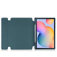 Чехол клавиатура для Samsung Galaxy Tab S6 Lite 2024 / 2022 / 2020, Rotary 360° Leather, тёмно-зелёный