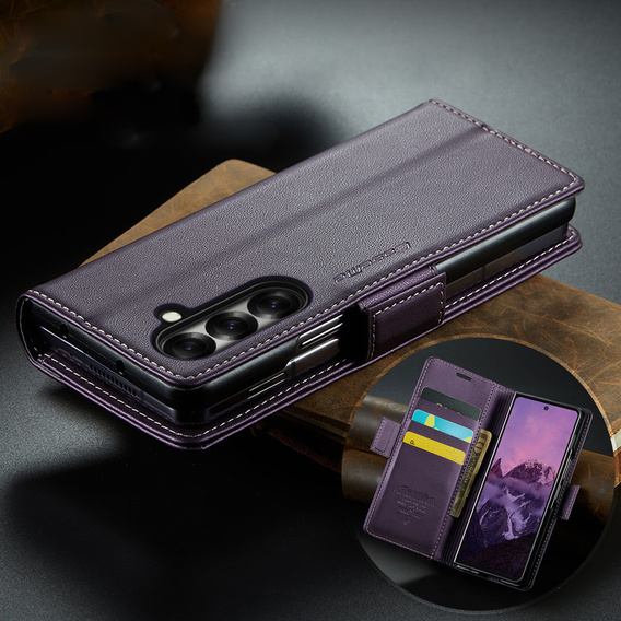 Чохол-розкладачка Litchi Wallet для Samsung Galaxy Z Fold7 5G