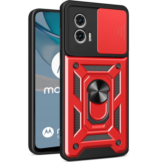 Чохол NOX Camera Slide Motorola Moto G53 5G, CamShield Slide, червоний