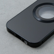 Чехол для iPhone 14, Dual Glass, для Magsafe, чёрный