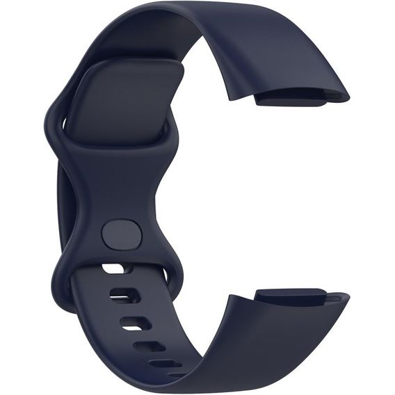 Резиновый браслет Softband для  Fitbit Charge 5 - Dark Blue