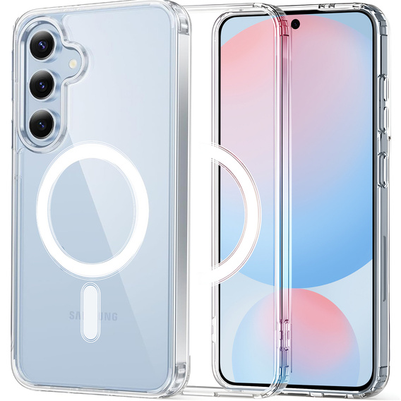 Чехол для Samsung Galaxy S24 FE, гибридный чехол Fusion Hybrid, для MagSafe, прозрачный