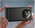Чехол до Realme 12 Pro 5G / 12 Pro+ 5G, Carbon, чёрный