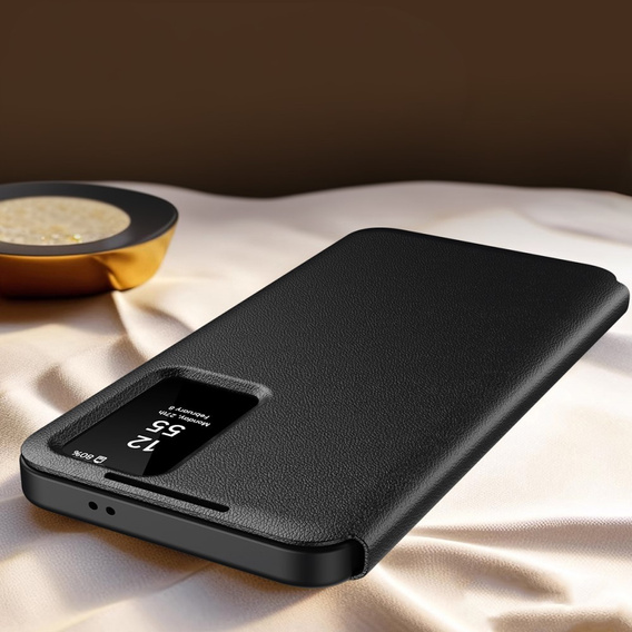 Флип-кейс для Samsung Galaxy S25, Smart View Wallet, чёрный