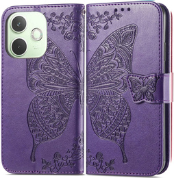 Чохол-книжка для Oppo A5 Pro 5G, Butterfly, фіолетовий